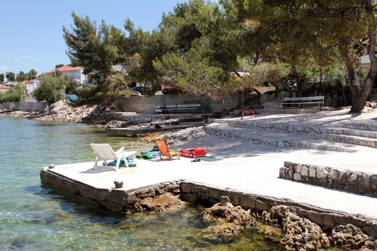 Big Apt W Large Terrace&Great Sea View Close Beach Trogir Apartment