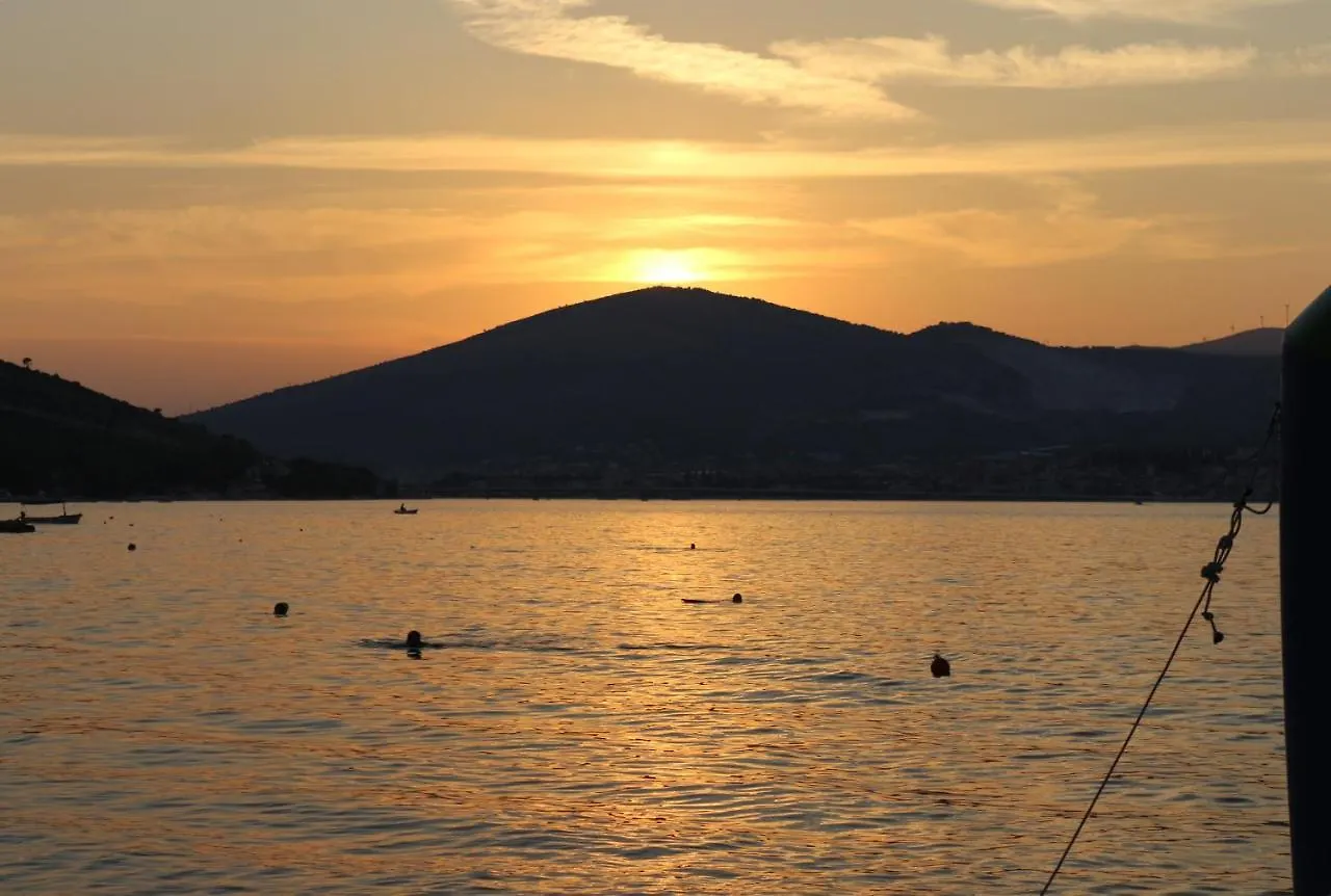 Big Apt W Large Terrace&Great Sea View Close Beach Trogir Croatia